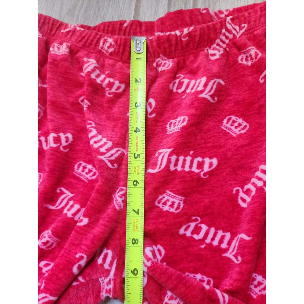Juicy Couture Girl 2 Piece Pajama Set Size 10 12 Pink Logo Print Long Sleeve EUC - Picture 11 of 13